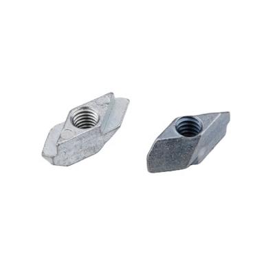 China 2Y52.AA.01 Heavy Industry CE Approved Hot Sale Hardware Product Cheap Slot 8 Rhombus Nut With Galvanized Surface for sale