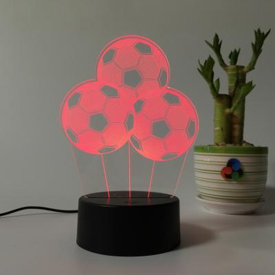 China Hot Sale Modern Acrylic Master 3D LED Leaf ABS Base Night Light Table Lamp Baby Lamp Decoration Light for sale