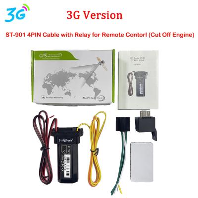 China Manufacturer ST-901 4Wire Automotive / Motorcycle SinoTrack GPS Tracker 3G Version Waterproof GPS Tracking Device With Built In Battery for sale