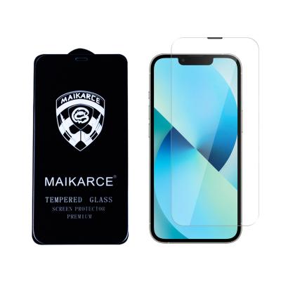 China 2022 Fashion Dustproof Earphone Import Material Anti-fingerprint Material Tempered Glass 9D Screen Glass Premium Protector for iphone for sale