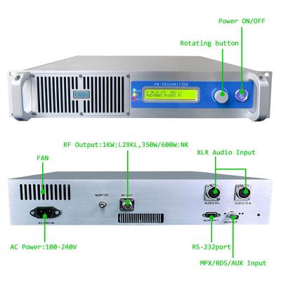 China [Hot Sale] 300 Watt 300W FM Transmitter For Radio Station 300W FM Transmitter for sale