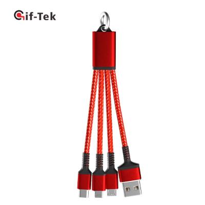 China MP3/MP4 Player Micro USB Cable Gift 2A Fast Charging Micro Promo Mini 3 In 1 USB Cable For Samsung Xiaomi Huawei Android Mobile Phone Charger C for sale