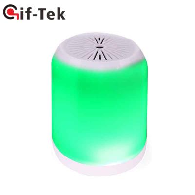 China High Fidelity Crystal Blue Tooth Speaker Led Atmosphere Wireless Transparent Colorful Light Tws Stereo Blue Speaker With MIC for sale