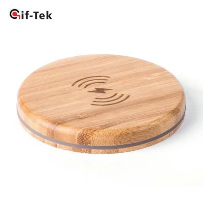 China Mobile phone charging 5w ultra thin fast wooden bamboo wood wireless charger for phones wooden bamboo wireless charging protection for sale