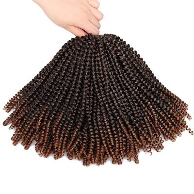 China Hot Fire Best Price Hair Seller Spring Twists Crochet Hair 10inch Synthetic Afro Jamaican Twist Braid Hair for sale