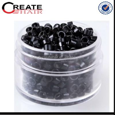 China Micro X-Ring Hair Silicon Rings For Human I-Tip Prebonded Hiar Extension, Silicon Beads For Hair Extensions for sale