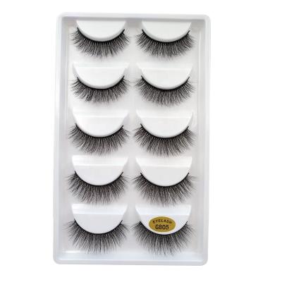 China Long Natural Eyelash Pure Handmade Luxury Natural Hairline False Eyelashes for sale