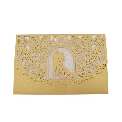 China Europe New Style Invite Card Wedding Creative Laser Cut Wedding Invitations Upscale Luxury Wedding Invitations for sale