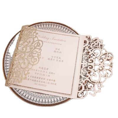 China European Europe Style Wedding Invitations Seiko Laser Cut Invitations Creative High Grade Invitations for sale