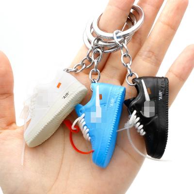 China Various Mini Shoe Model Keychain 3d Car Accessories Fun Gifts Collectable For Sneaker Fans Sneaker Heads Multicolor for sale