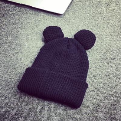 China COMMON black wool hat 2021 new soft and beautiful black wool fashion hat for sale