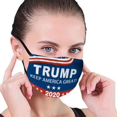 China US President Election Trump fashion facemask trump supporter breathable custom made facemask polyester facemask factory for sale