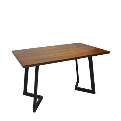 China Custom Made Dining Room Furniture Modern Solid Wood Height Style Beech Wood Butcher Stall Table Tops Solid Wood Walnut Color for sale