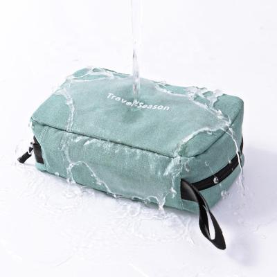 China Waterproof Zipper Closure Business Men Toiletry Travel Bag for sale