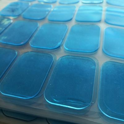 China Muscle Stimulateate Replacement Sticky Adhesive Electrodes Gel Pads , ABS Trainer EMS Training Pad Accessories for sale