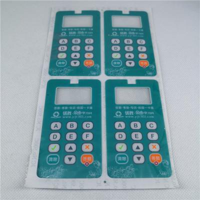 China OEM Waterproof Glossy PET Embossed Keyboard Switch Panel Manufacture for sale