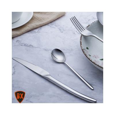 China Viable Stainless Steel Flatware Set Dinner Spoon Dinner Fork Tea Spoon Dinner Knife For Wedding Hotel Restaurant Occasion Use for sale