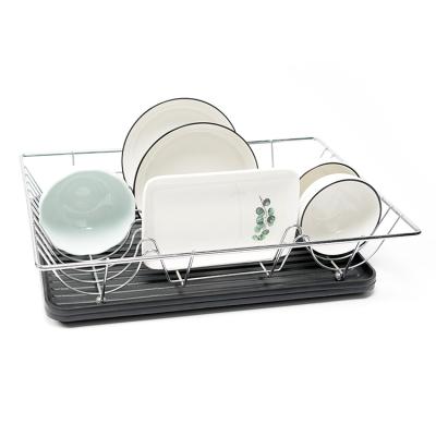 China Sustainable Wholesale Stainless Steel Dish Rack Dish Rack Kitchen Storage Dish Drying Rack for sale