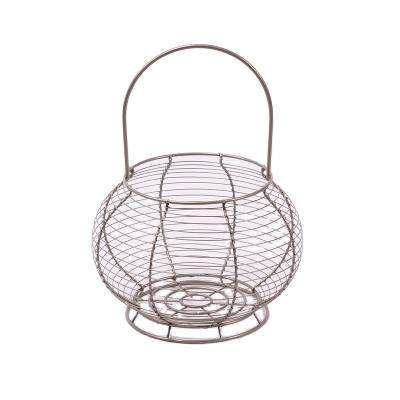 China Widely acclaimed sustainable hot-selling Amazon wire egg basket storage basket for transportation for sale