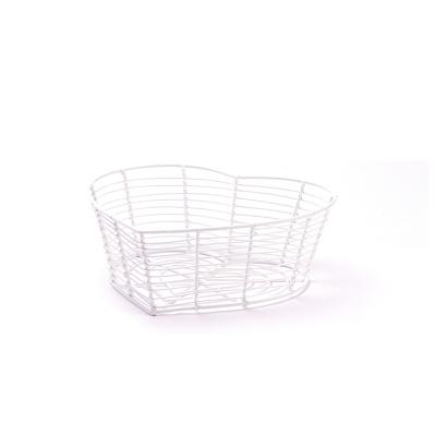 China 2021 Sustainable Hot Products In Amazon Stylish White Fruit Vegetable Basket OEM Disassembly For Dining Room for sale