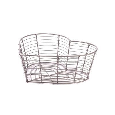 China Multifunctional Stylish Popular Viable Gray Fruit Basket For Kitchen Disassembly For Dining Room for sale