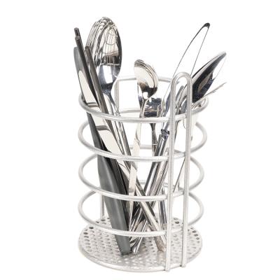 China Special Price Sustainable Gray Modern Metal Wire Kitchen Utensil Rack for sale