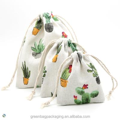 China Eco-friendly Bolsa De Nuez Algodon Organico 100% Bolsas Pan Reutilizables Paquete Frutas Mochila Lona Deauville for sale