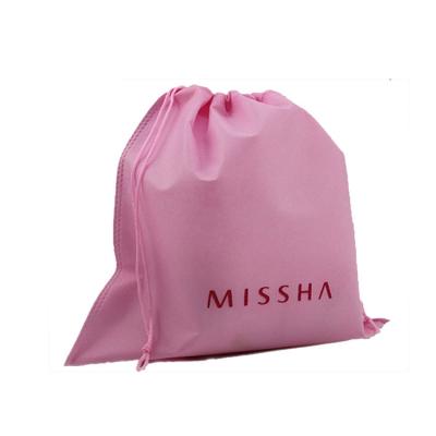 China Logo Reusable Laminated Non Woven Drawstring Bag Christmas Eco-friendly Luxury Bags Eco-friendly Cheap Waterproof Packaging for sale