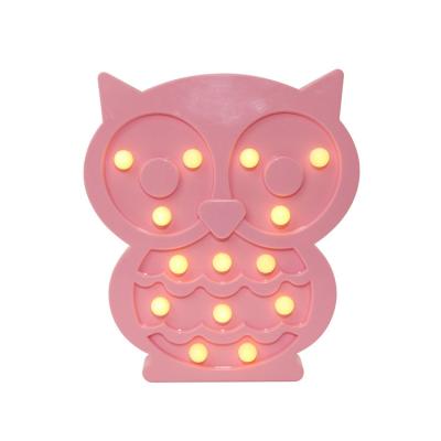 China / LED Christmas Owl Marquee Light for Christmas Decoration for sale