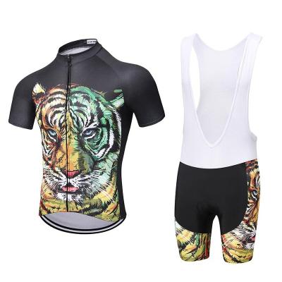 China New OEM Breathable Wholesale Custom Men's Cycling Road Bike Clothes Bike Clothing Wear Bib Shorts Cycling Jersey Sets for sale