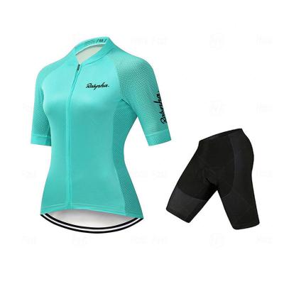 China OEM Women's Breathable Cycling Clothing Set Women's Uniform Single Jersey Short Short Cycling Suit for sale