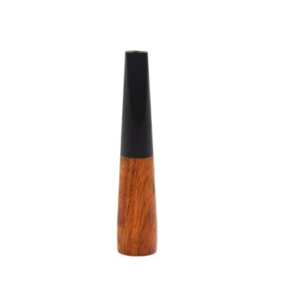 China For HORNET Ebony Wood Creative Filter Smoking Cigarette Holder Premium Pipe Herb Pipe Tobacco Cigarette Holder Pocket Standard Size for sale