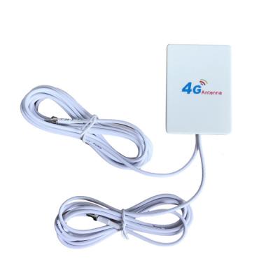 China Customized 3g 2x2 28dBi CRC9 Lte 4g Router 3g 2x2 28dBi Mimo Antenna Adhesive Aerial Wifi 72*52*8mm for sale