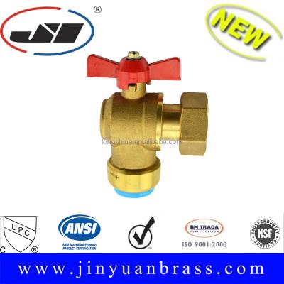 China Push Fit Brass Brass Ball Valve 1