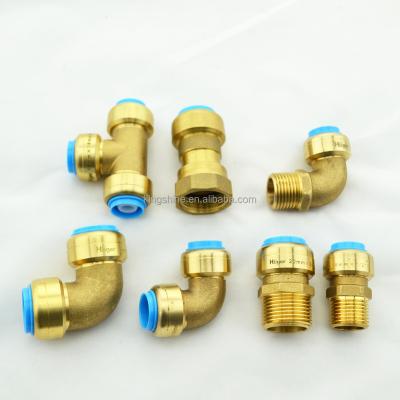 China Lead Free Brass Or Lead cUPC Brass NSF AB1953 Lead Free Push Fitting for sale