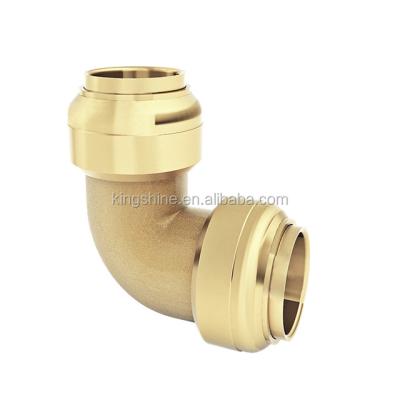 China Sharkbite Copper Brass Push Fit Brass Fittings for sale