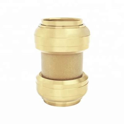 China Lead Free Brass or Lead Brass Lead Free Brass Push Fit Fittings Coupling Push Pipe Fitting Brass Fitting Threaded Fitting Adapter for sale