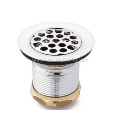 China Sieve Stainless Steel Sink Basket Strainer / Waste Disposal Balance For Firec Deep Lay Sink Applications / Duo Bar Sink Drain for sale