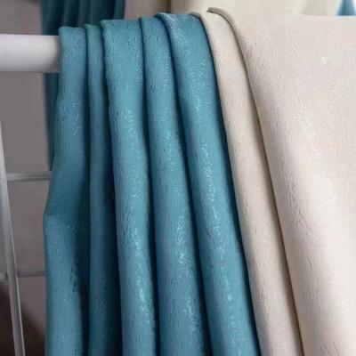 China Blackout Fabric Factory Supply Hot Sale 97-100% Blackout Plain Curtain For Living Room Curtain Fabric for sale