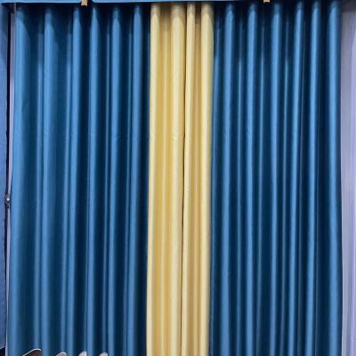 China Blackout Fabric Factory Supply Hot Sale Blackout Plain Curtain Living Room High Density High Density Fabric for sale