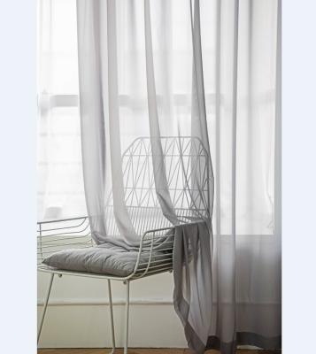 China Double Faced Ready Running Scratch Proof Gray Sheer Curtain Fabric Factory Directly Supply Hot Sale for sale