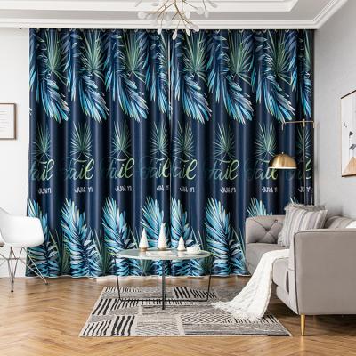 China Factory Supply Anti-Static Hot Sales High Grade Printed Soild Blackout Single Curtain Fabric for sale