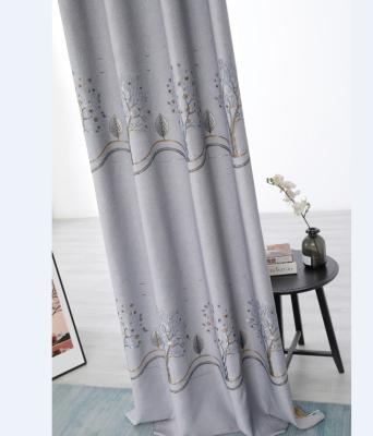 China New Style Top Design Waterproof Black Chat Waterproof Antifouling Jacquard Blackout Curtain Fabric for sale