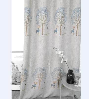 China Waterproof Hot Sales Home Textiles Fabric 100% Polyester Shading Waterproof Jacquard Blackout Curtain Fabric for sale