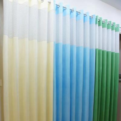 China Hospital Curtain Fabric 2.8M Mesh Fabric For Curtain Fabric 100% Polyester Hospital Curtain Fabric for sale