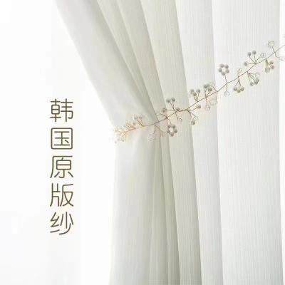 China Factory direct sales in touch pure silk net curtains clear texture curtains pure net in good permeability silk touch for sale