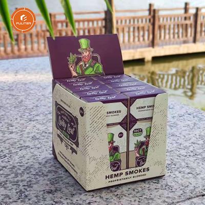 China Disposable Custom Empty Printing Paper Hemp Cigarette Packaging Cardboard Box for sale