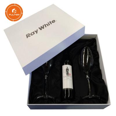 China Handmade Custom Design Cardboard Wine Bottle Packing Box for sale