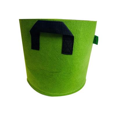 China Eco-friendly Vegetable Potato Growing Bag Felt Growing Bags With Handle Garden Fabric Growing Planting Bag for sale