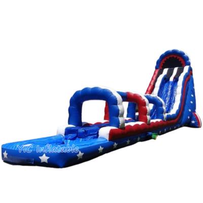 China Fashionable Commercial Inflatables Water Slide Bouncer Bounce House For Kids And Adults for sale